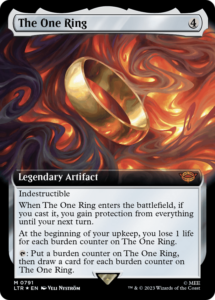 The One Ring (Extended Art) (Surge Foil) [The Lord of the Rings: Tales of Middle-Earth] | Mega City Incorporated