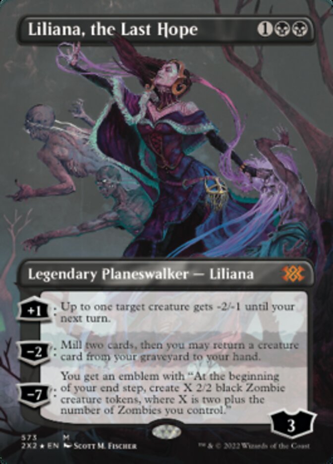 Liliana, the Last Hope (Textured Foil) [Double Masters 2022] | Mega City Incorporated