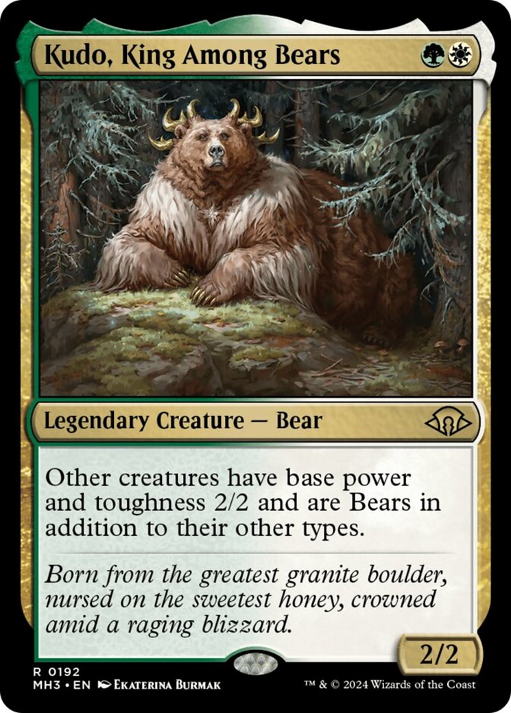 Kudo, King Among Bears [Modern Horizons 3] | Mega City Incorporated