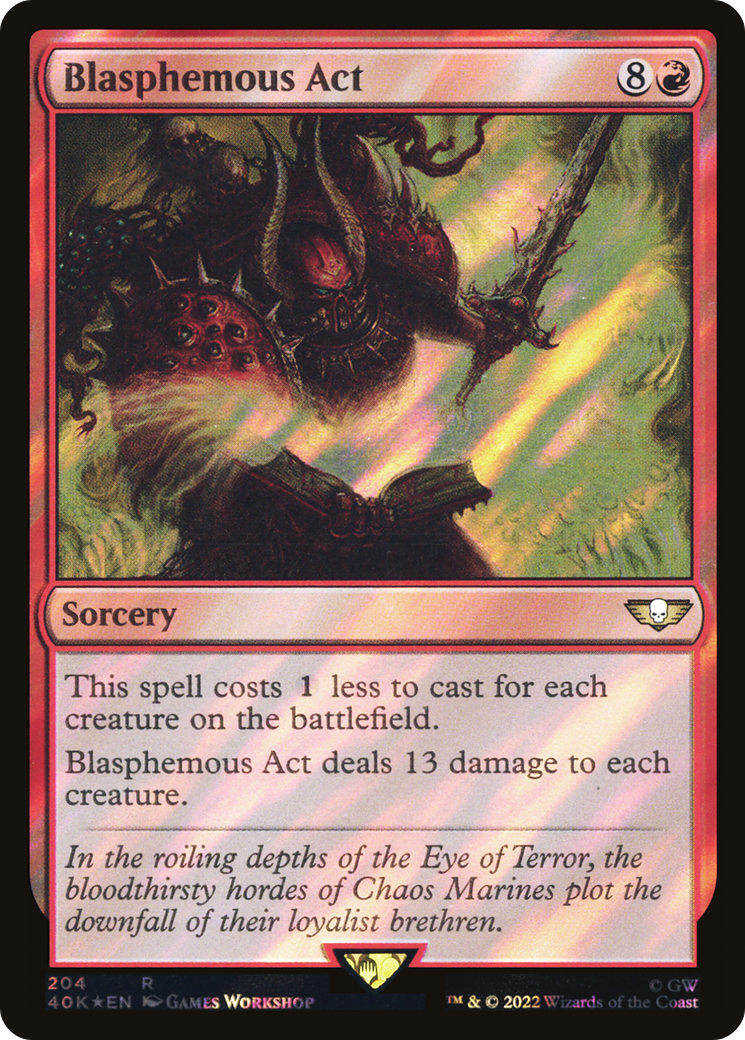 Blasphemous Edict [Edge of Eternities Promo Pack] | Mega City Incorporated