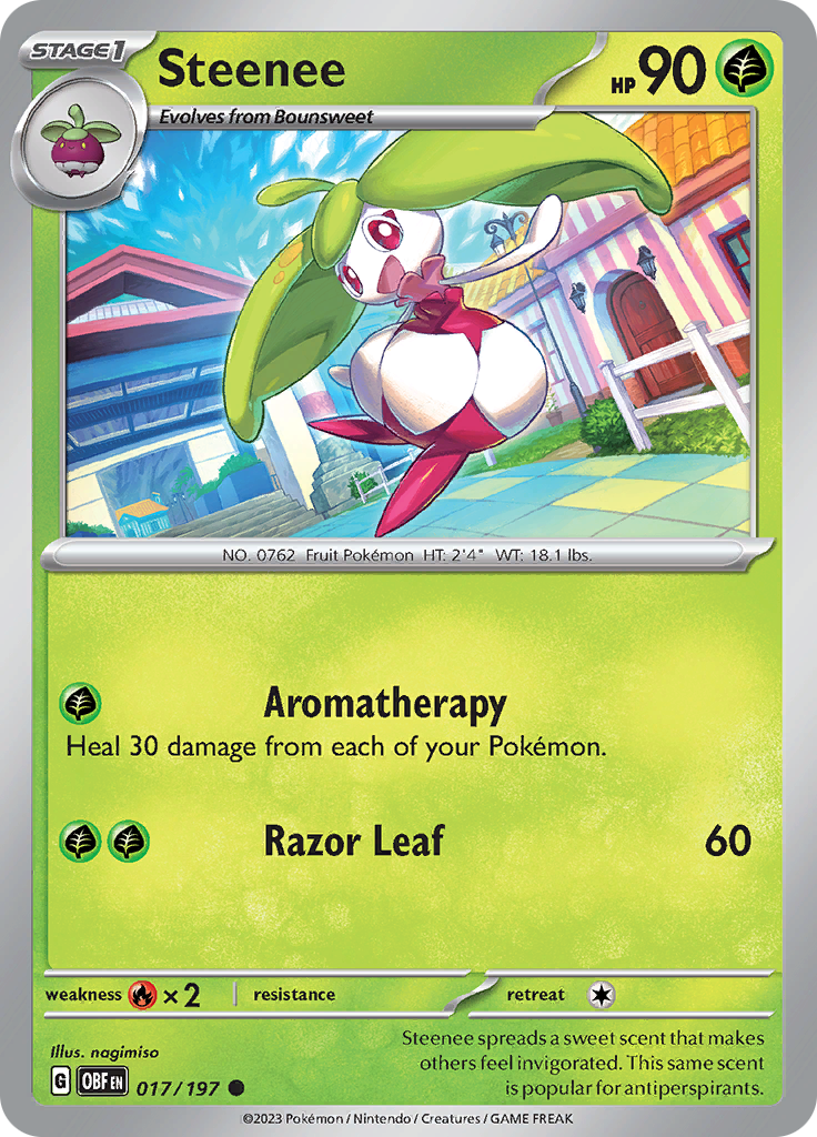 Steenee (017/197) [Scarlet & Violet: Obsidian Flames] | Mega City Incorporated