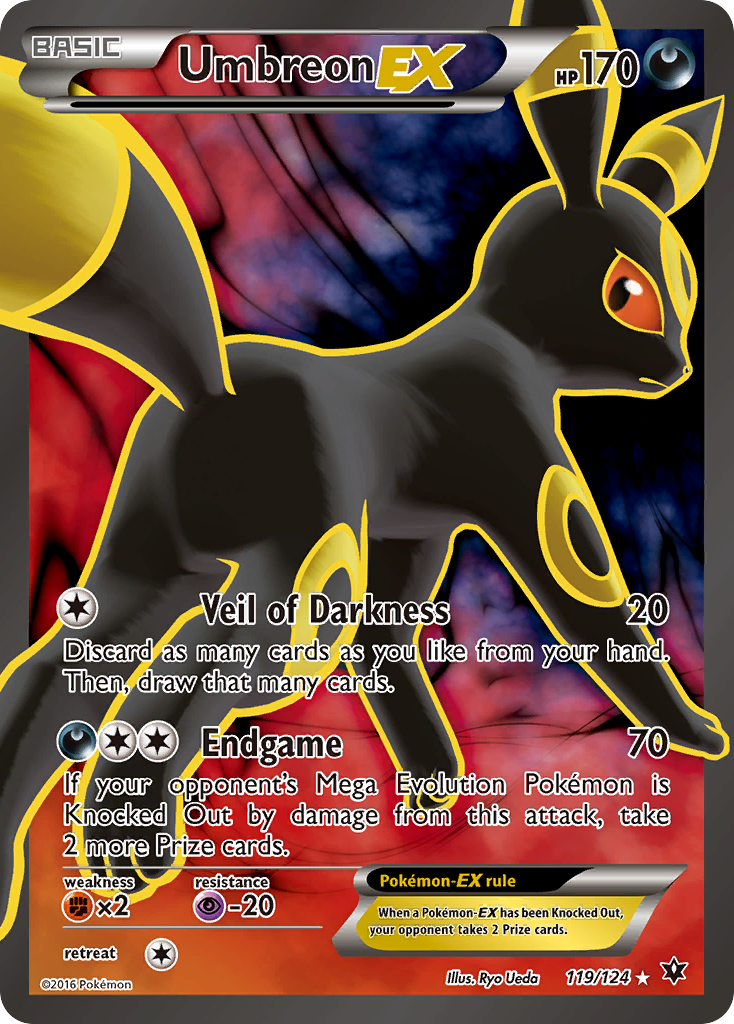 Umbreon EX (119/124) [XY: Fates Collide] | Mega City Incorporated