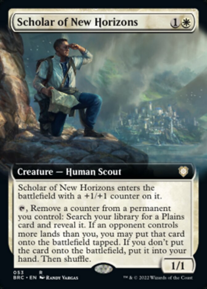 Scholar of New Horizons (Extended Art) [The Brothers' War Commander] | Mega City Incorporated