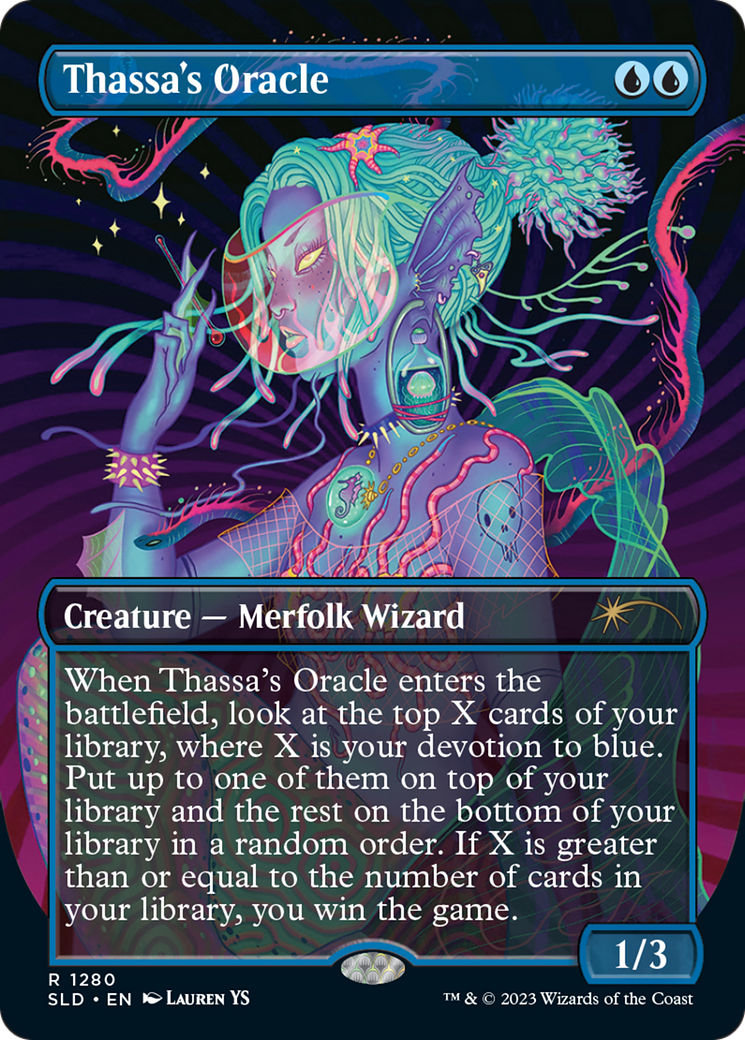 Thassa's Oracle (Borderless) [Secret Lair Drop Series] | Mega City Incorporated