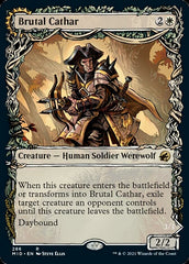 Brutal Cathar // Moonrage Brute (Showcase Equinox) [Innistrad: Midnight Hunt] | Mega City Incorporated