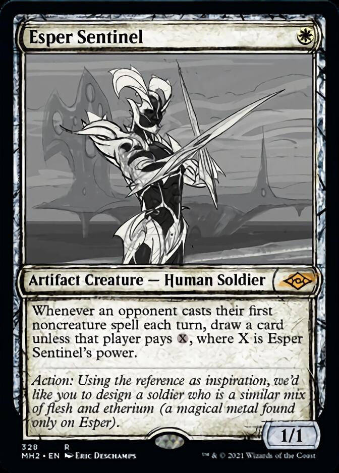 Esper Sentinel (Sketch) [Modern Horizons 2] | Mega City Incorporated