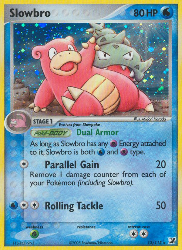 Slowbro (13/115) [EX: Unseen Forces] | Mega City Incorporated