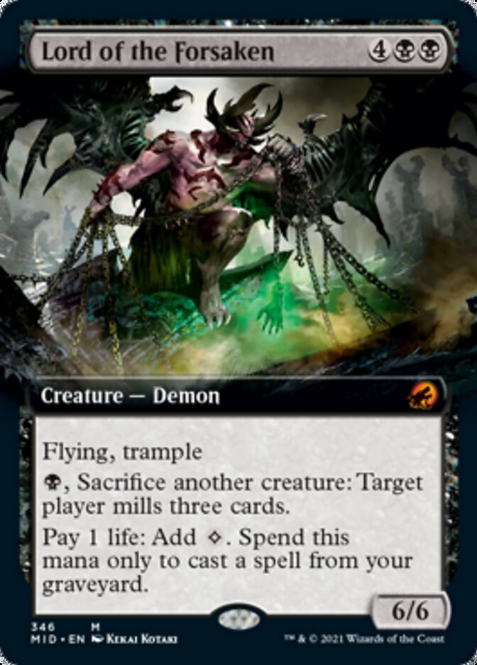 Lord of the Forsaken (Extended Art) [Innistrad: Midnight Hunt] | Mega City Incorporated