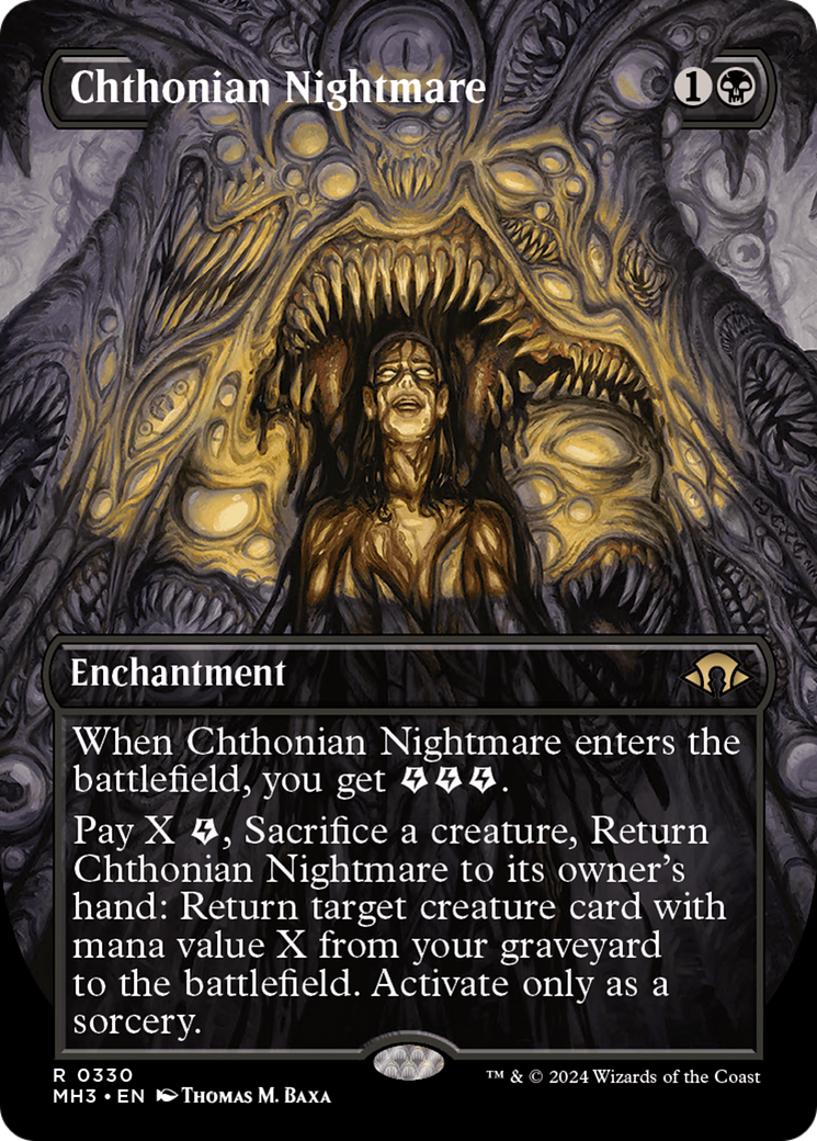 Chthonian Nightmare (Borderless) [Modern Horizons 3] | Mega City Incorporated