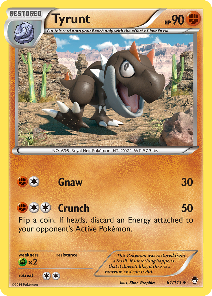 Tyrunt (61/111) [XY: Furious Fists] | Mega City Incorporated