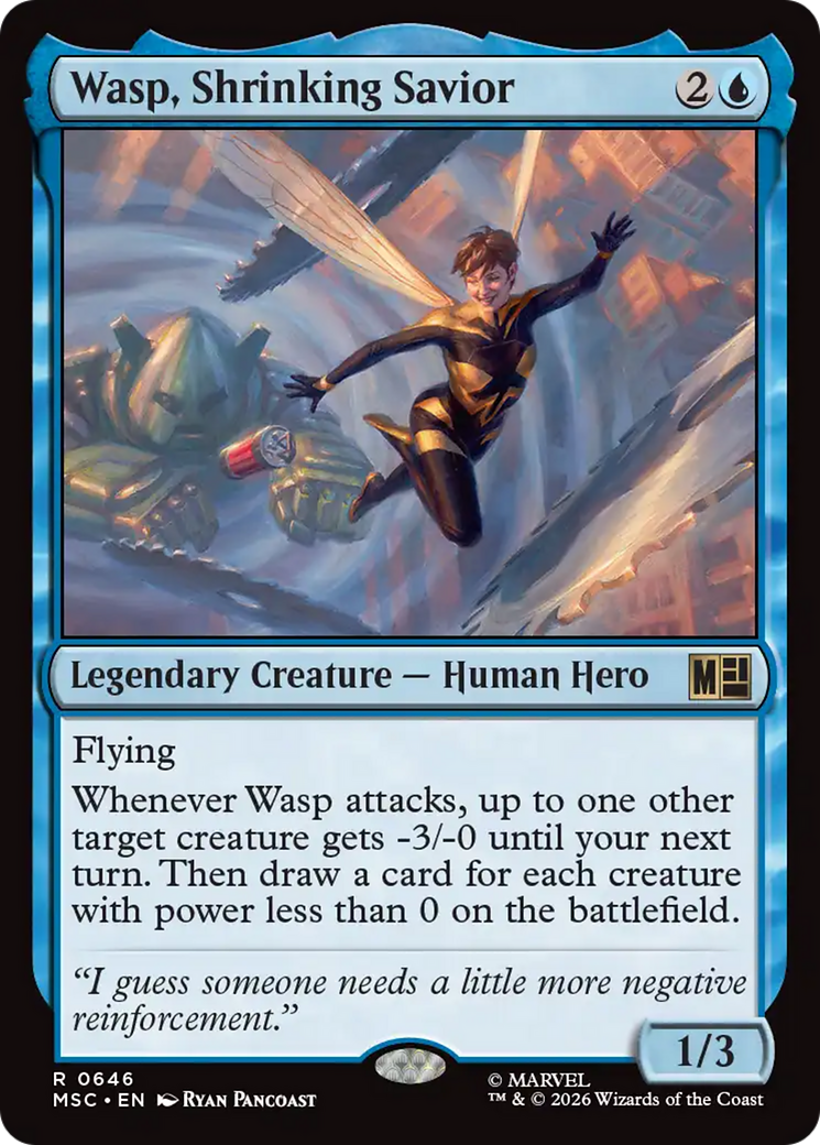 Wasp, Shrinking Savior [Marvel Super Heroes Commander] | Mega City Incorporated