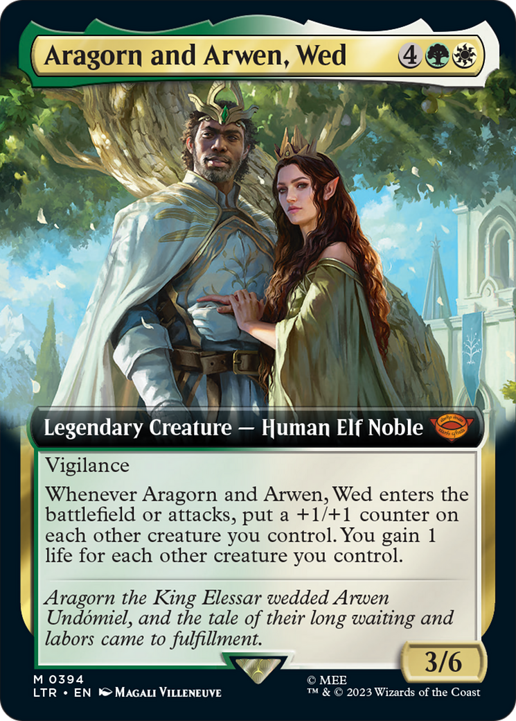 Aragorn and Arwen, Wed (Extended Art) [The Lord of the Rings: Tales of Middle-Earth] | Mega City Incorporated