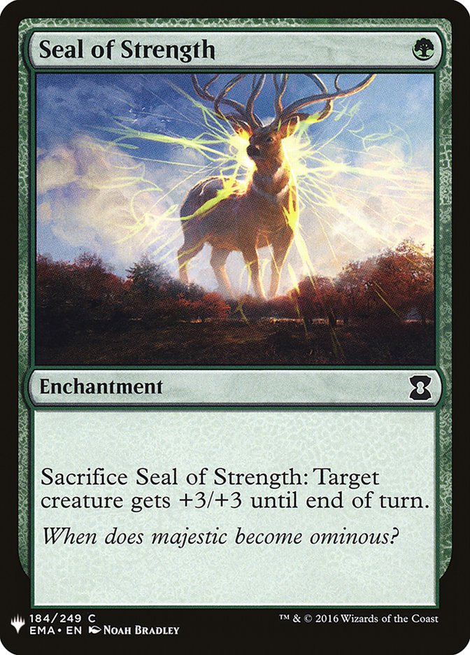 Seal of Strength [Mystery Booster] | Mega City Incorporated