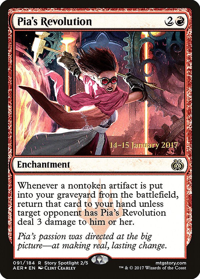 Pia's Revolution [Aether Revolt Prerelease Promos] | Mega City Incorporated