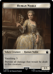 Human Noble // Cyberman Double-Sided Token [Doctor Who Tokens] | Mega City Incorporated