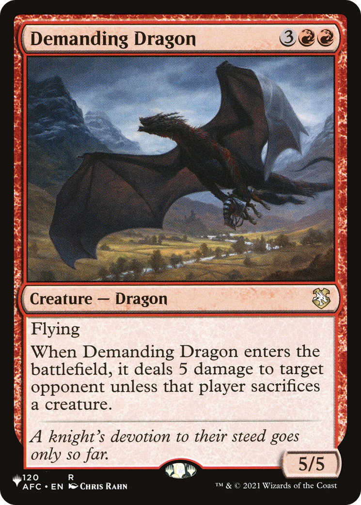 Demanding Dragon [The List] | Mega City Incorporated