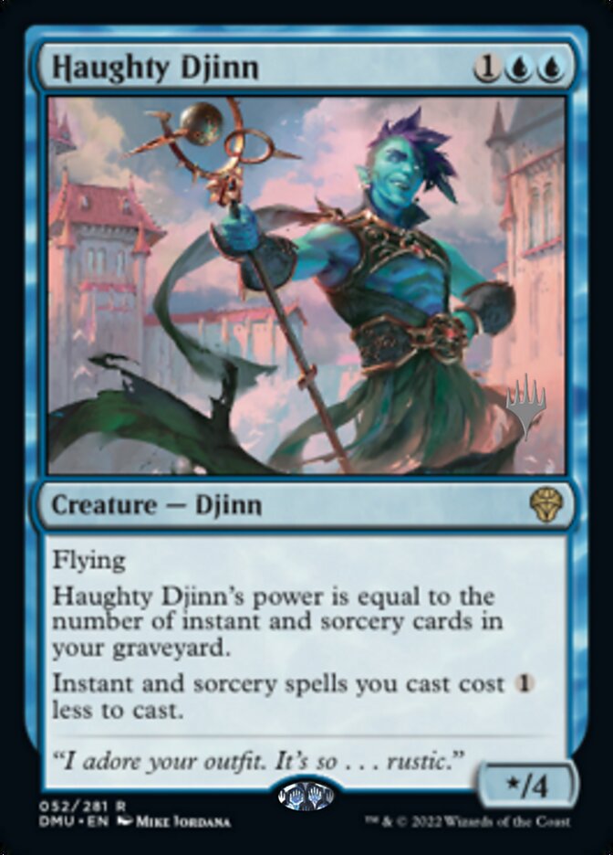 Haughty Djinn (Promo Pack) [Dominaria United Promos] | Mega City Incorporated