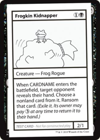 Frogkin Kidnapper (2021 Edition) [Mystery Booster Playtest Cards] | Mega City Incorporated