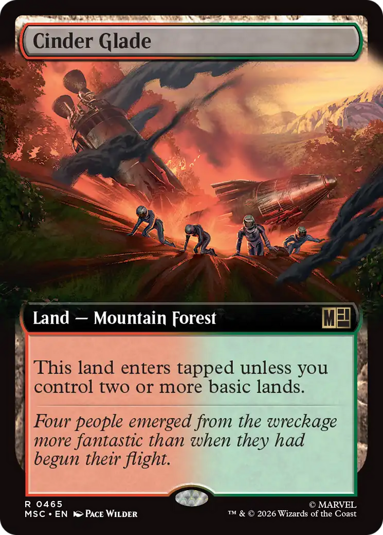 Cinder Glade (Extended Art) [Marvel Super Heroes Commander] | Mega City Incorporated