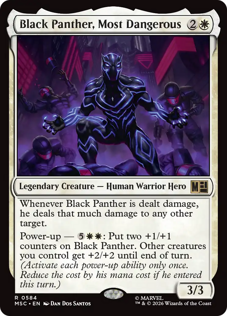 Black Panther, Most Dangerous [Marvel Super Heroes Commander] | Mega City Incorporated