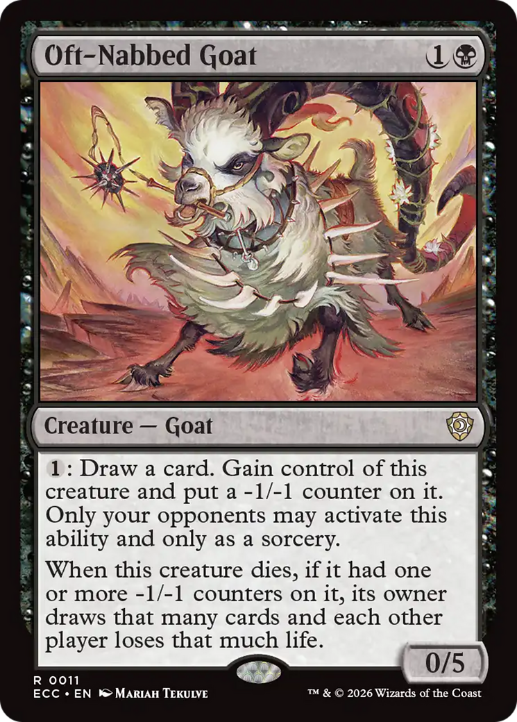Oft-Nabbed Goat [Lorwyn Eclipsed Commander] | Mega City Incorporated