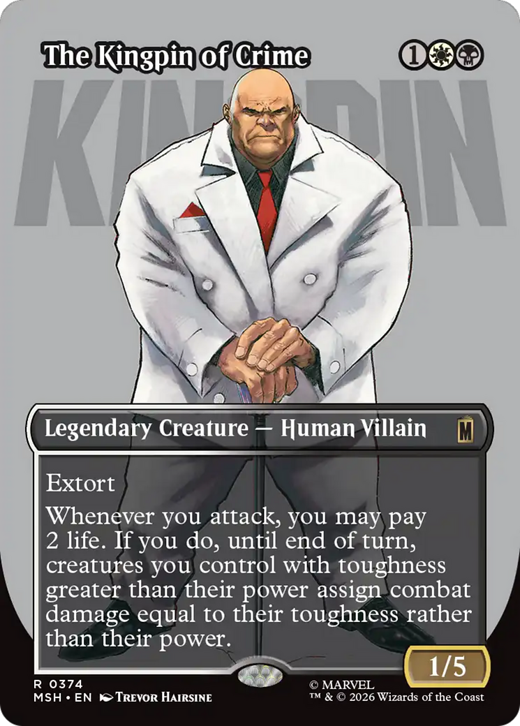 The Kingpin of Crime (Borderless) (0374) [Marvel Super Heroes] | Mega City Incorporated