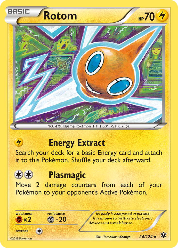 Rotom (24/124) [XY: Fates Collide] | Mega City Incorporated