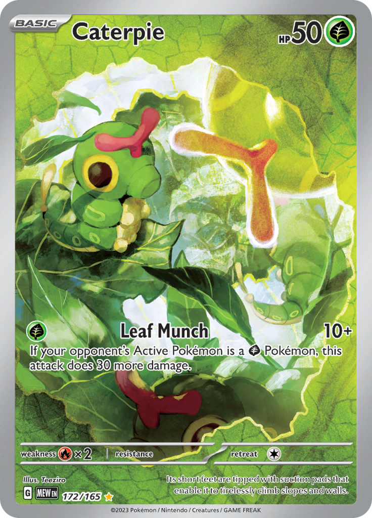 Caterpie (172/165) [Scarlet & Violet 151] | Mega City Incorporated