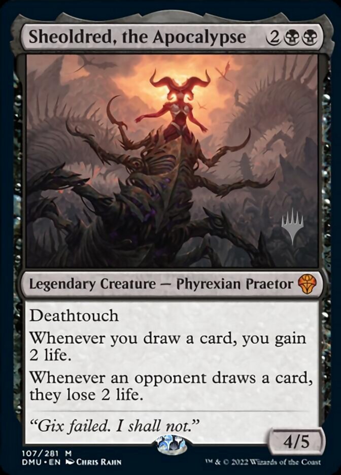 Sheoldred, the Apocalypse (Promo Pack) [Dominaria United Promos] | Mega City Incorporated