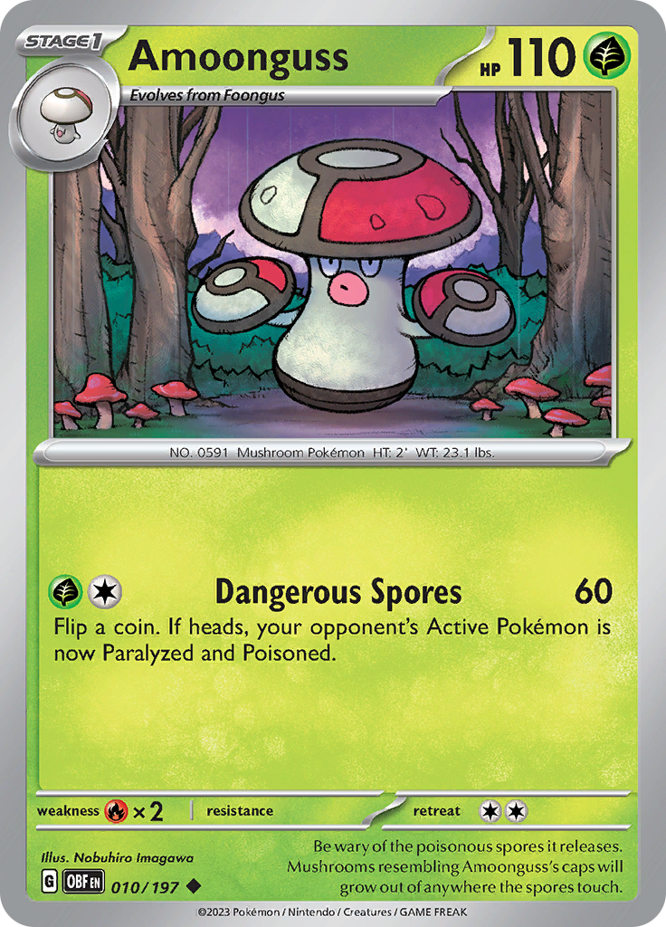 Amoonguss (010/197) [Scarlet & Violet: Obsidian Flames] | Mega City Incorporated