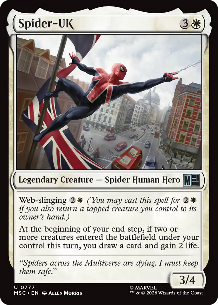 Spider-UK [Marvel Super Heroes Commander] | Mega City Incorporated