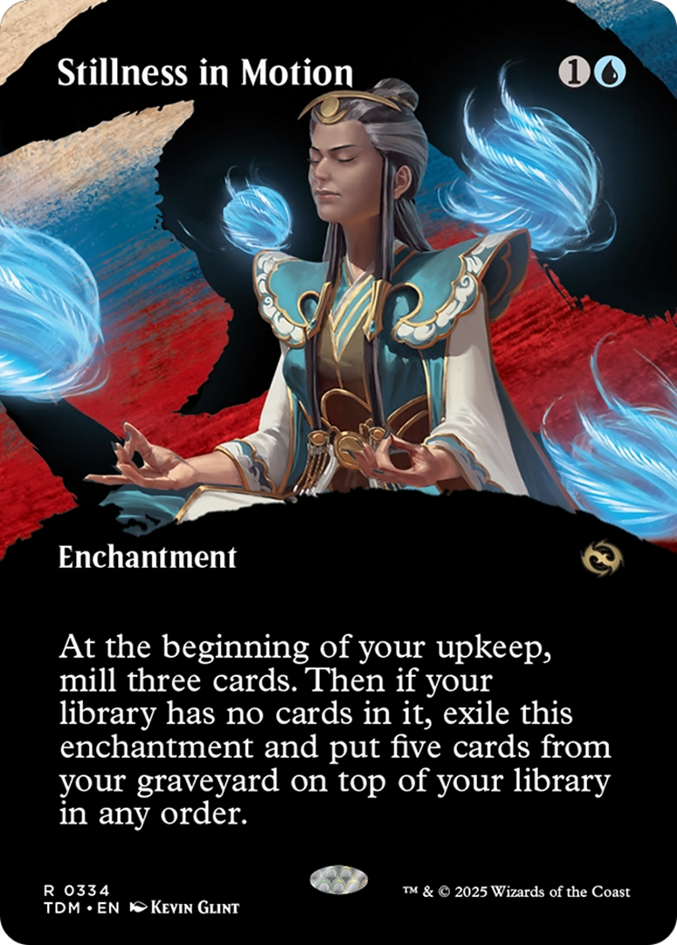 Stillness in Motion (Borderless) [Tarkir: Dragonstorm] | Mega City Incorporated