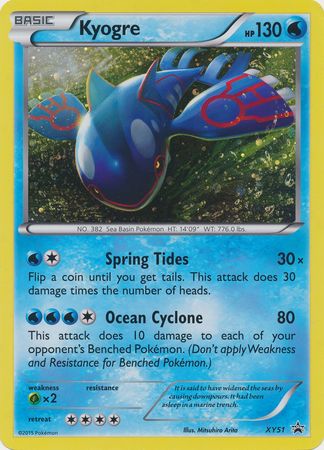 Kyogre (XY51) (Jumbo Card) [XY: Black Star Promos] | Mega City Incorporated