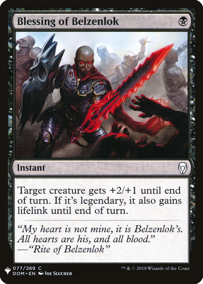 Blessing of Belzenlok [Mystery Booster] | Mega City Incorporated