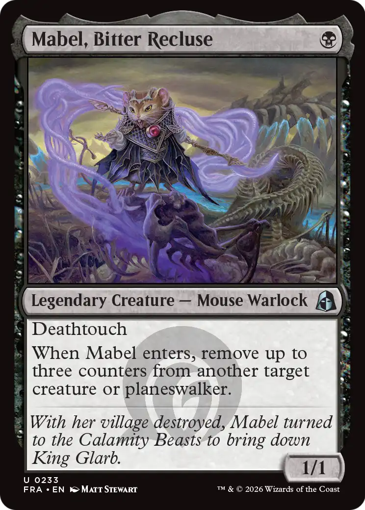 Mabel, Bitter Recluse [Reality Fracture] | Mega City Incorporated