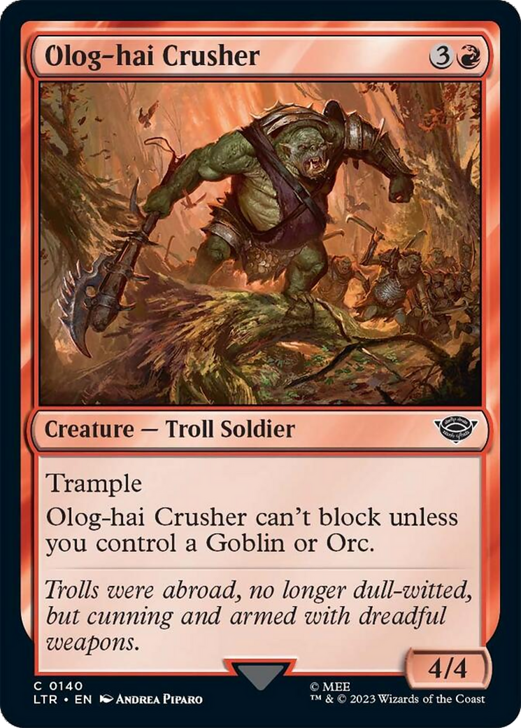 Olog-hai Crusher [The Lord of the Rings: Tales of Middle-Earth] | Mega City Incorporated