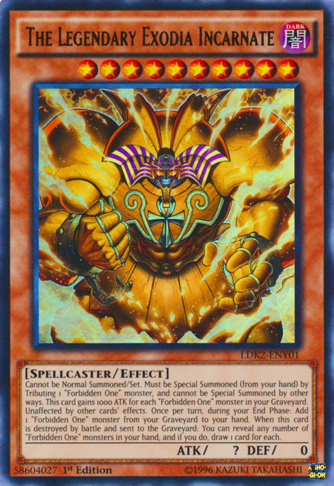 The Legendary Exodia Incarnate [LDK2-ENY01] Ultra Rare | Mega City Incorporated