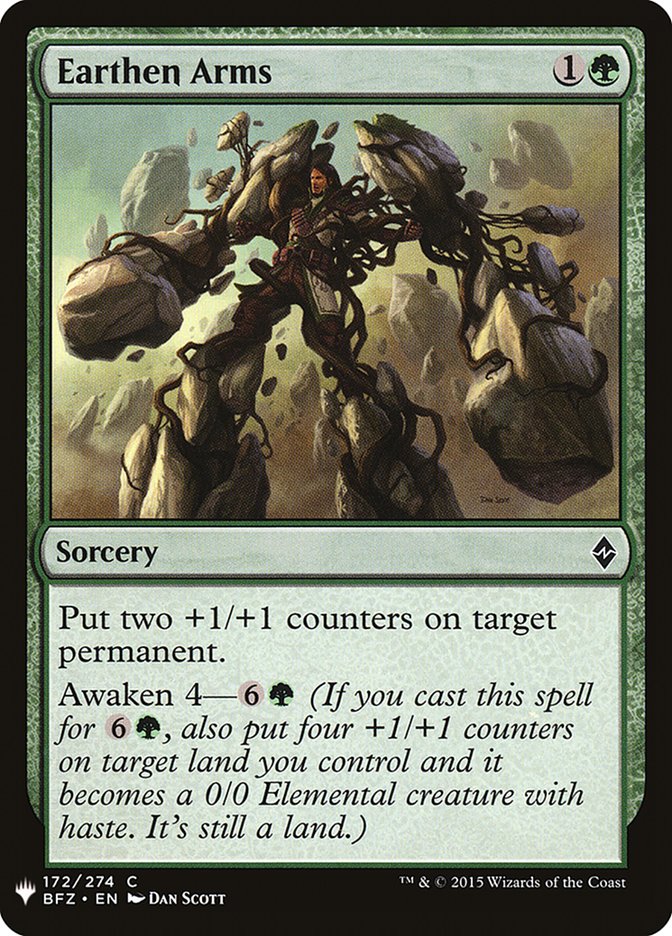 Earthen Arms [Mystery Booster] | Mega City Incorporated