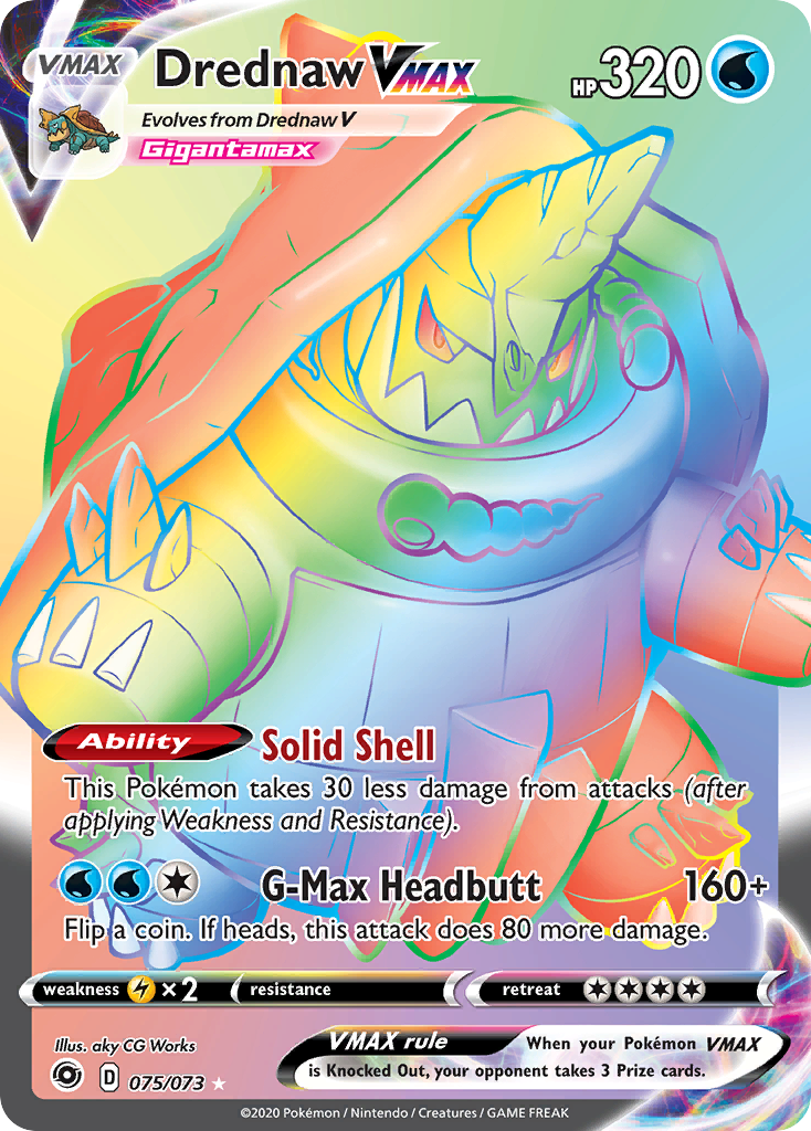 Drednaw VMAX (075/073) [Sword & Shield: Champion's Path] | Mega City Incorporated
