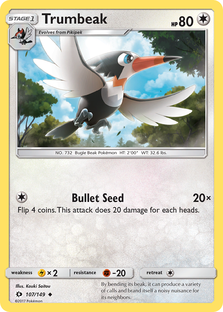 Trumbeak (107/149) [Sun & Moon: Base Set] | Mega City Incorporated