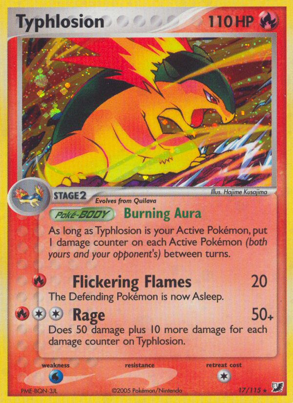 Typhlosion (17/115) [EX: Unseen Forces] | Mega City Incorporated