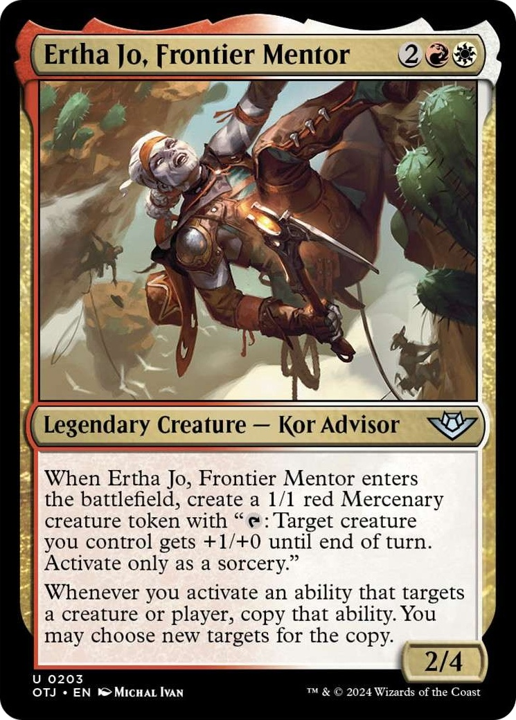 Ertha Jo, Frontier Mentor [Outlaws of Thunder Junction] | Mega City Incorporated