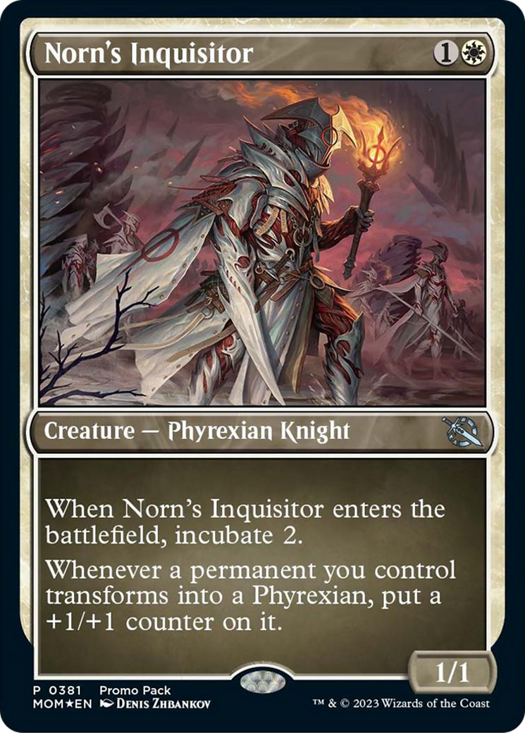 Norn's Inquisitor (Promo Pack) [March of the Machine Promos] | Mega City Incorporated