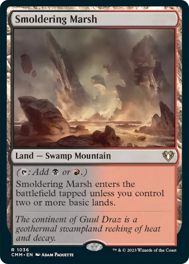 Smoldering Marsh [Commander Masters] | Mega City Incorporated