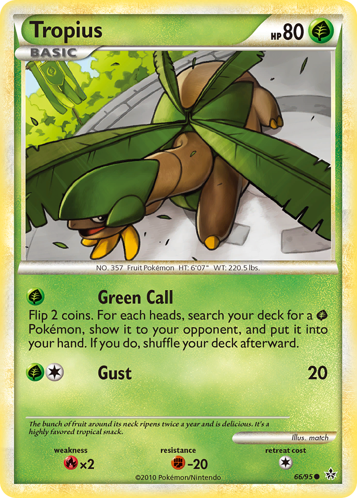 Tropius (66/95) [HeartGold & SoulSilver: Unleashed] | Mega City Incorporated