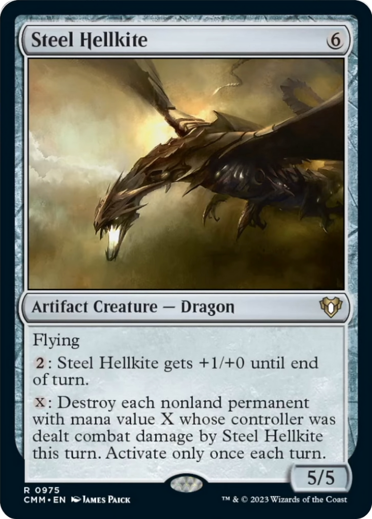 Steel Hellkite [Commander Masters] | Mega City Incorporated