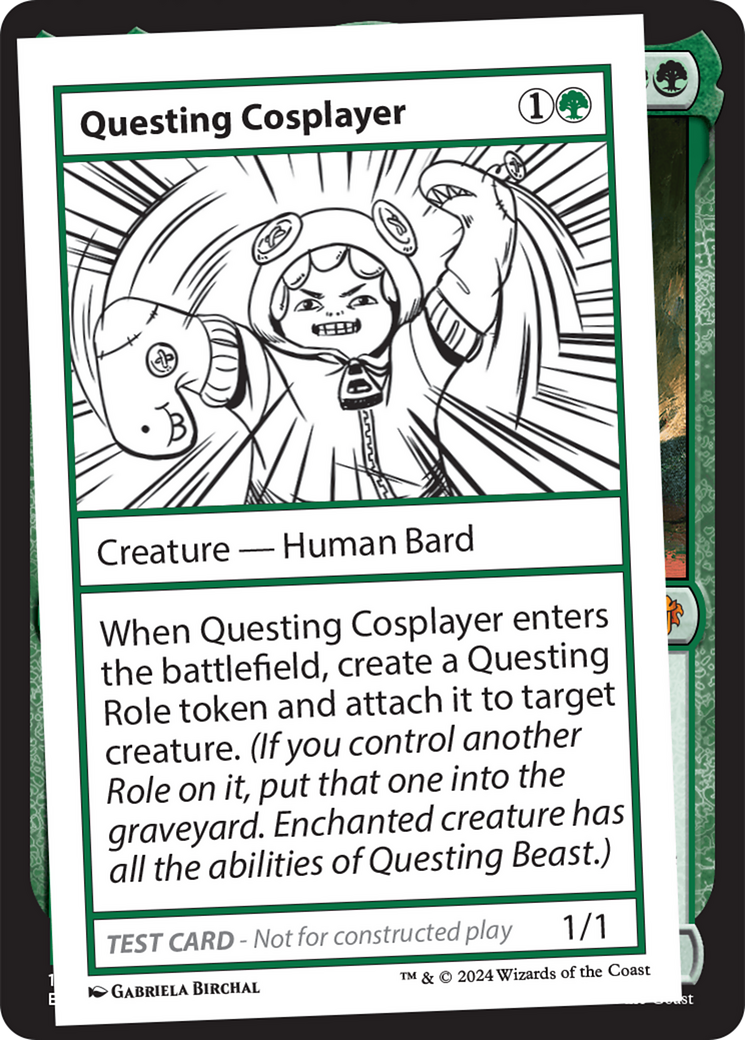 Questing Cosplayer [Mystery Booster 2 Playtest Cards] | Mega City Incorporated