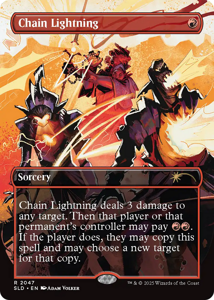 Chain Lightning (2047) [Secret Lair Drop Series] | Mega City Incorporated