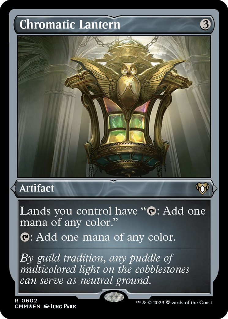 Chromatic Lantern (Foil Etched) [Commander Masters] | Mega City Incorporated