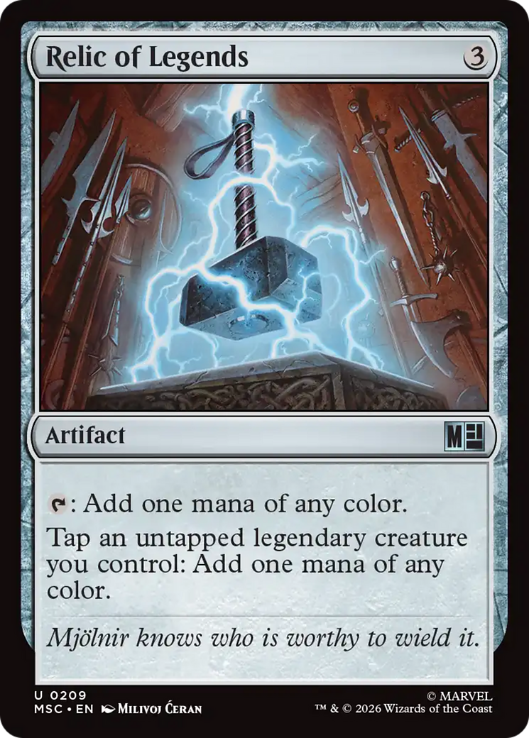 Relic of Legends [Marvel Super Heroes Commander] | Mega City Incorporated